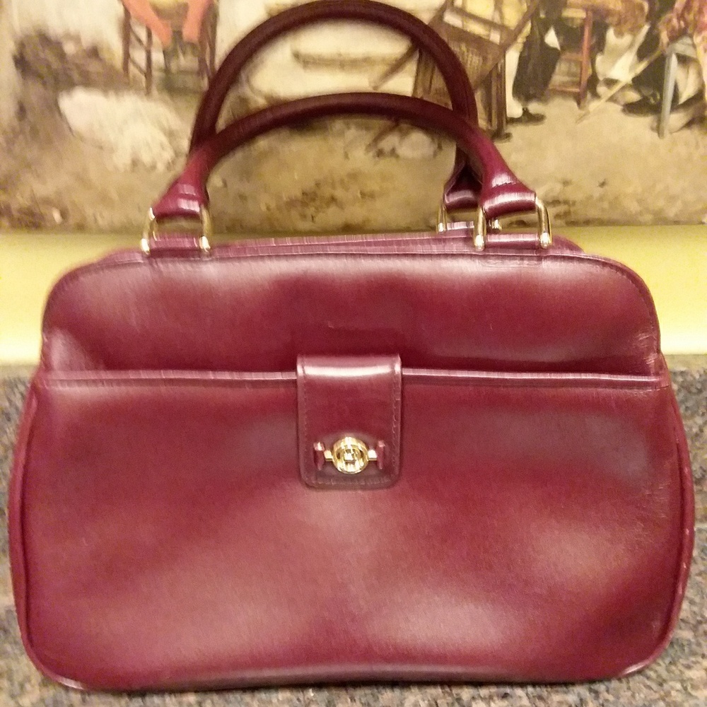 Vintage Small Etienne Aigner Oxblood Purse